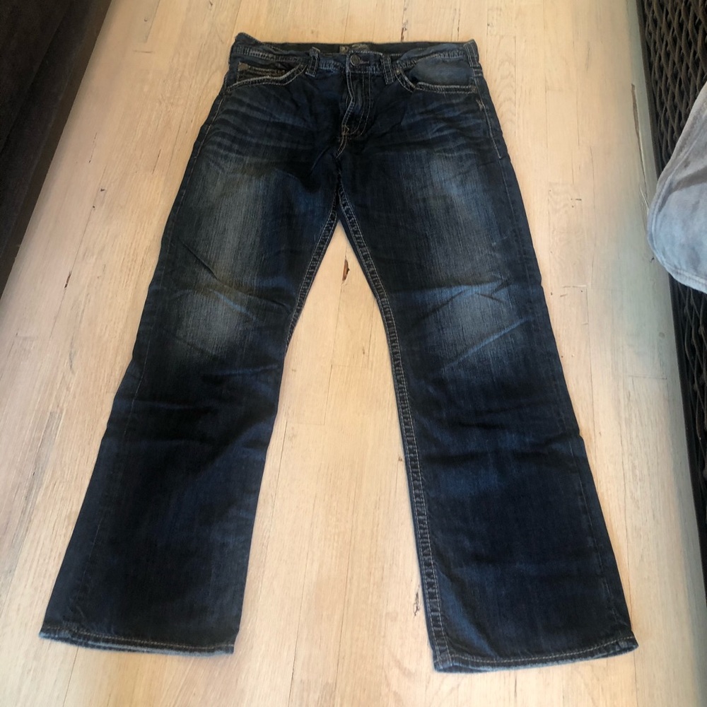 Silver Boot Cut Jeans